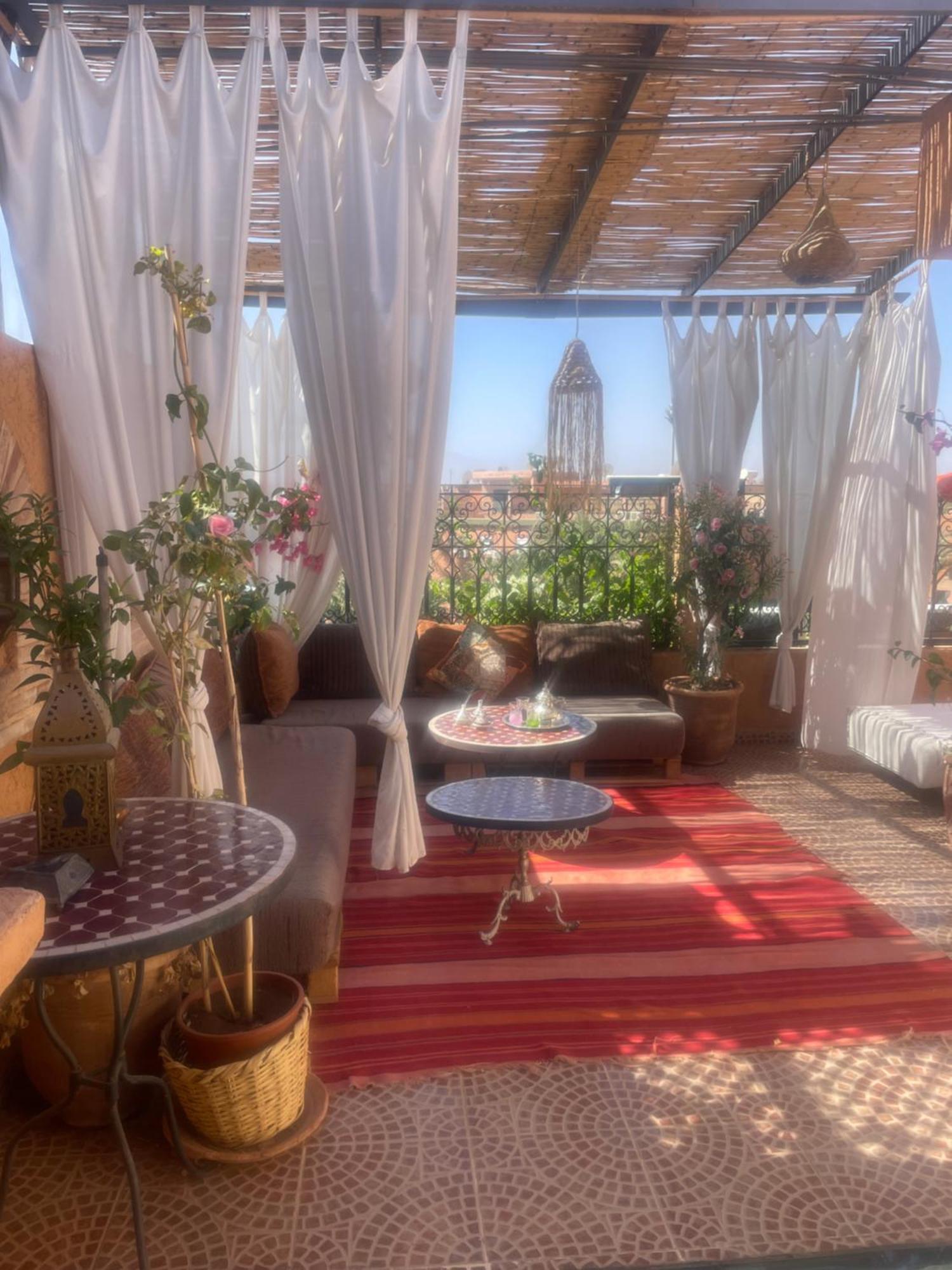 Riad Palmier Fleuri Marrakesz Zewnętrze zdjęcie