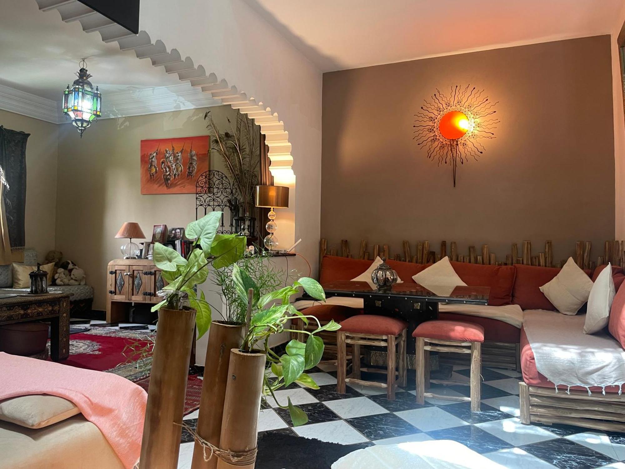 Riad Palmier Fleuri Marrakesz Zewnętrze zdjęcie